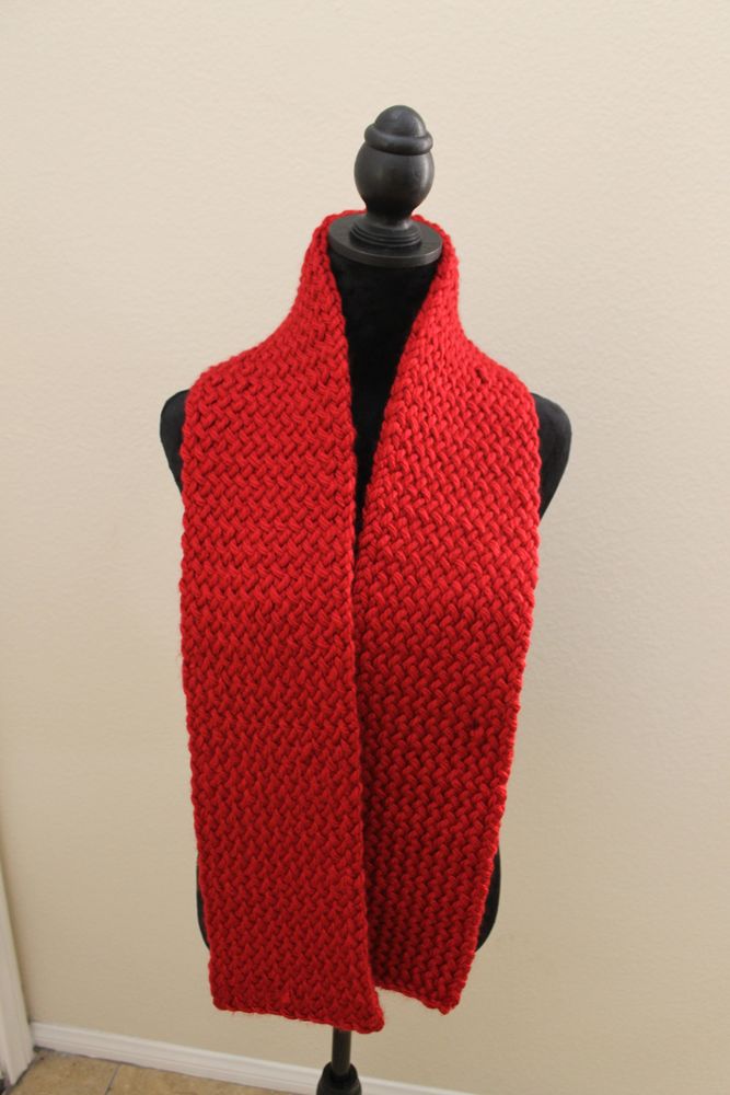 Pomegranate Red Scarf 